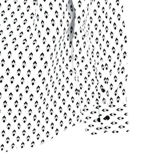 NWT Silver Stone Geo Collection Men's Shirt Large Modern Fit Button Down $149 - Picture 5 of 12